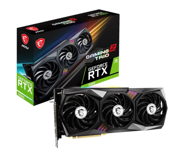 MSI GeForce RTX 3060 GAMING Z TRIO LHR 12GB GDDR6 - 655233 - zdjęcie 5